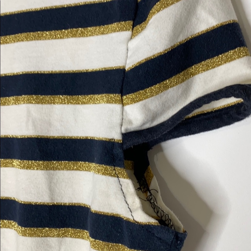 Cache Bodysuit - Striped / metallic threads